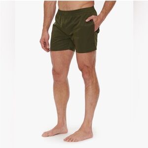 RON DORFF RD Exerciser Short Green 4" - Lined Size Small